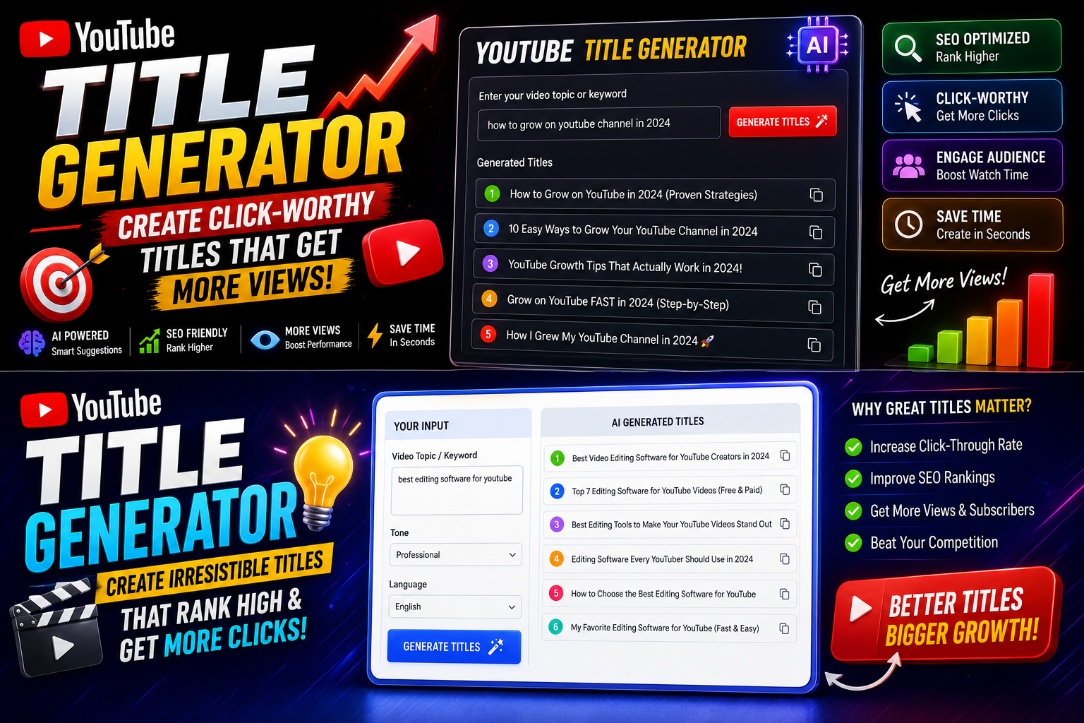 YouTube Title Generator: How to Create High-CTR Titles That Rank