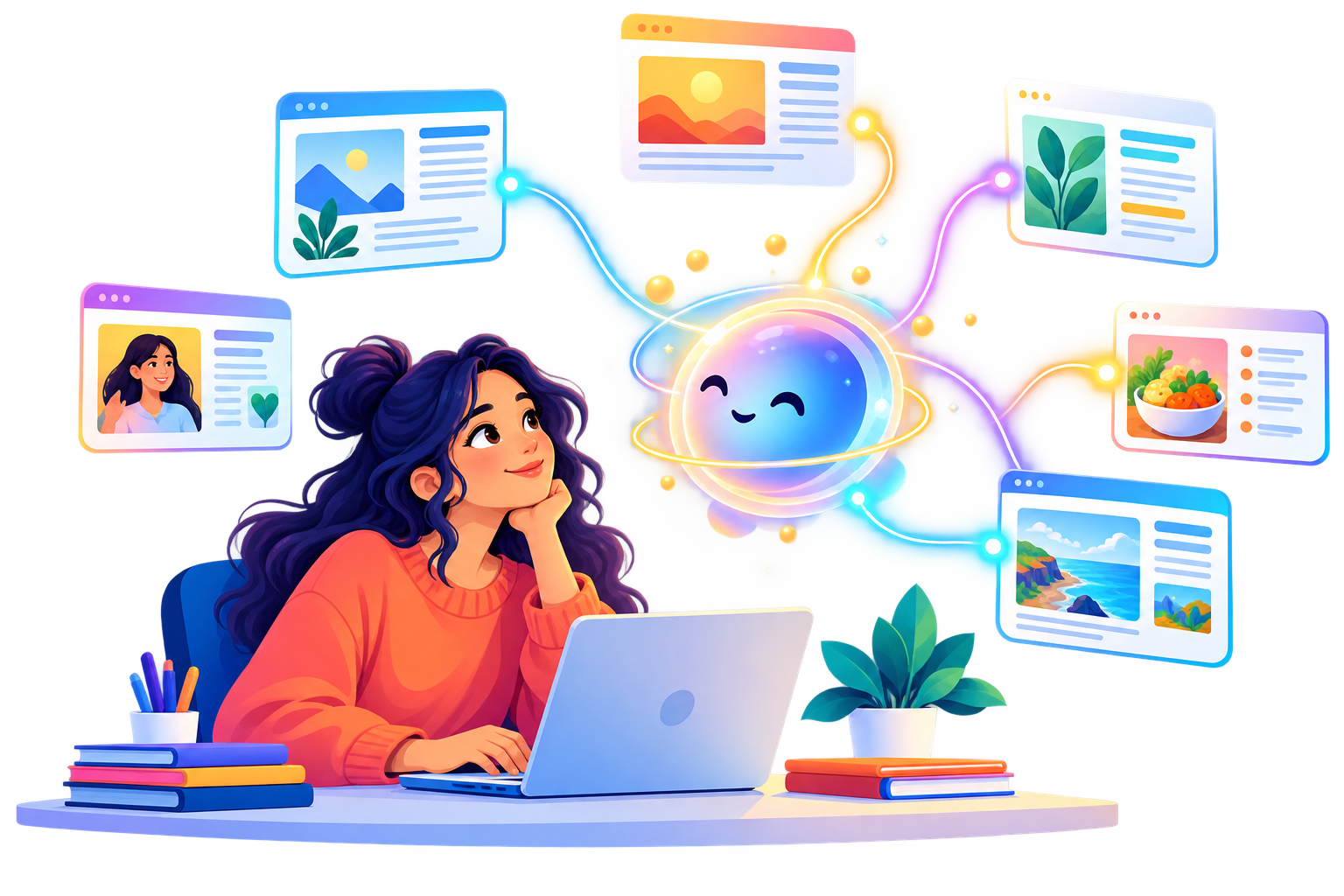 Creator using AI to organise helpful website content