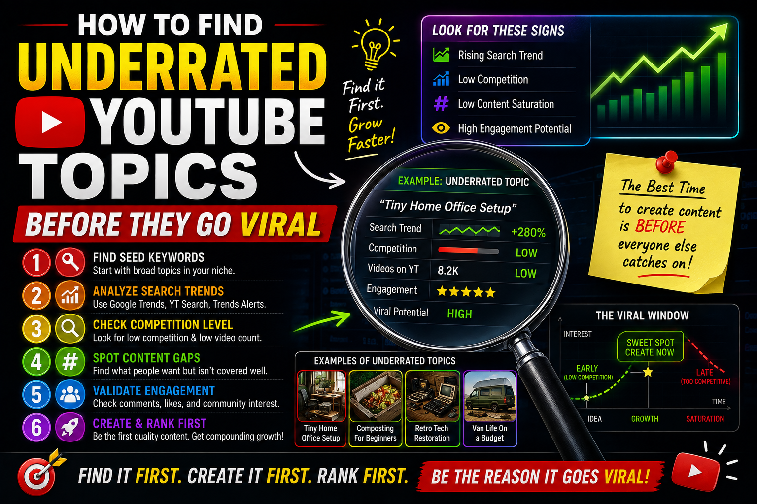 How to Find Underrated YouTube Topics Before They Go Viral