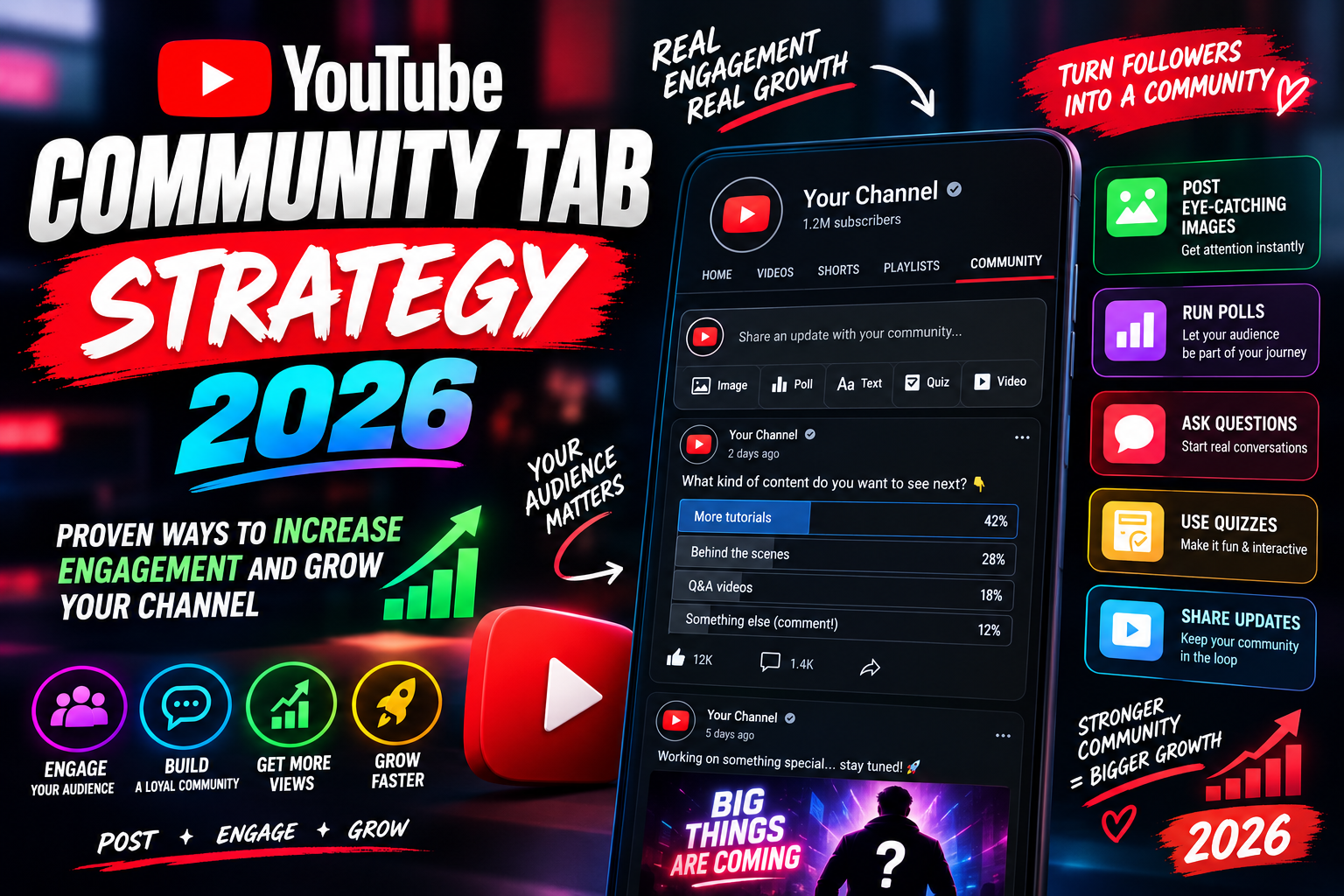 YouTube Community Tab Strategy: Grow Engagement in 2026