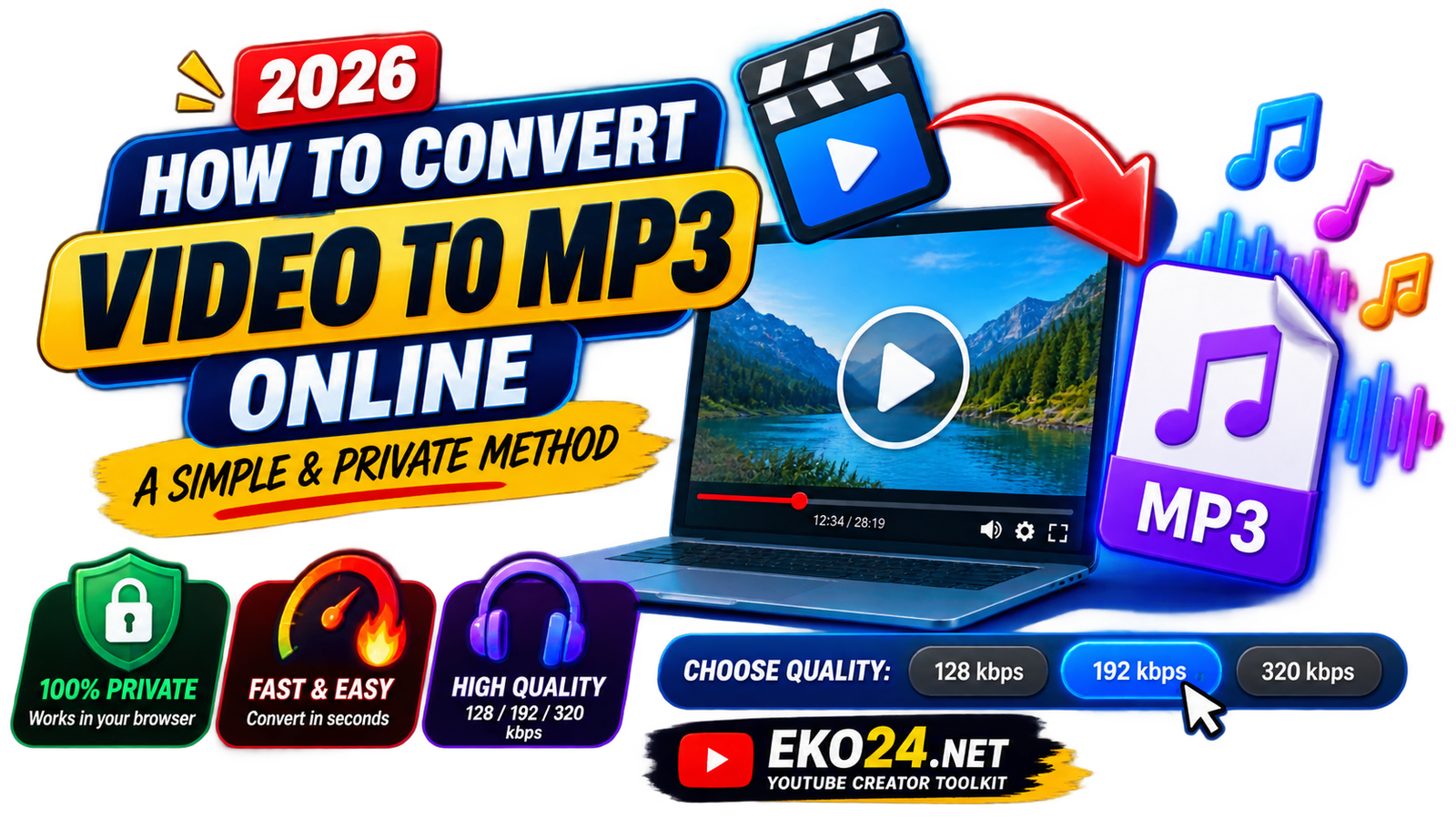 How to Convert Video to MP3 Online Privately in 2026