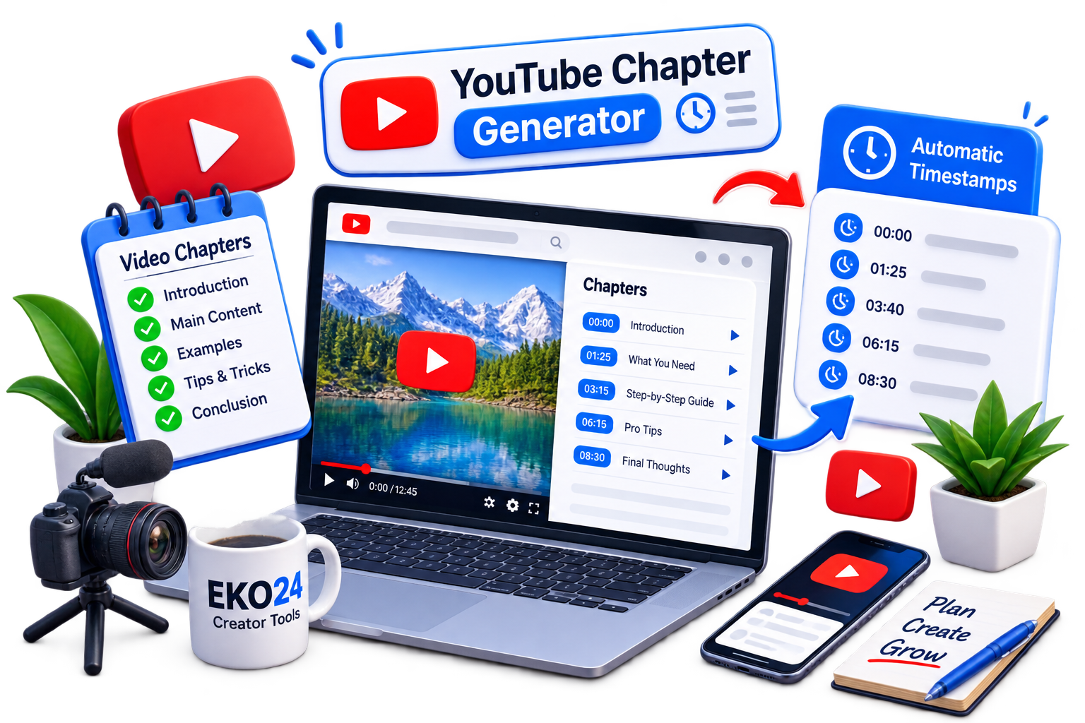 YouTube Chapter Generator: Create Video Timestamps Automatically