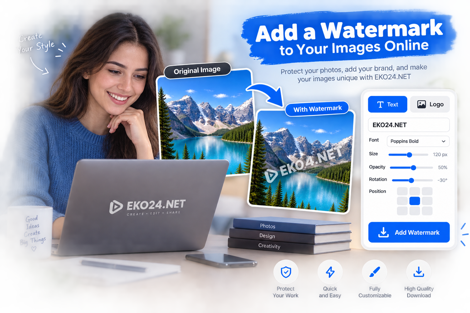How to Add a Watermark to Images Online-