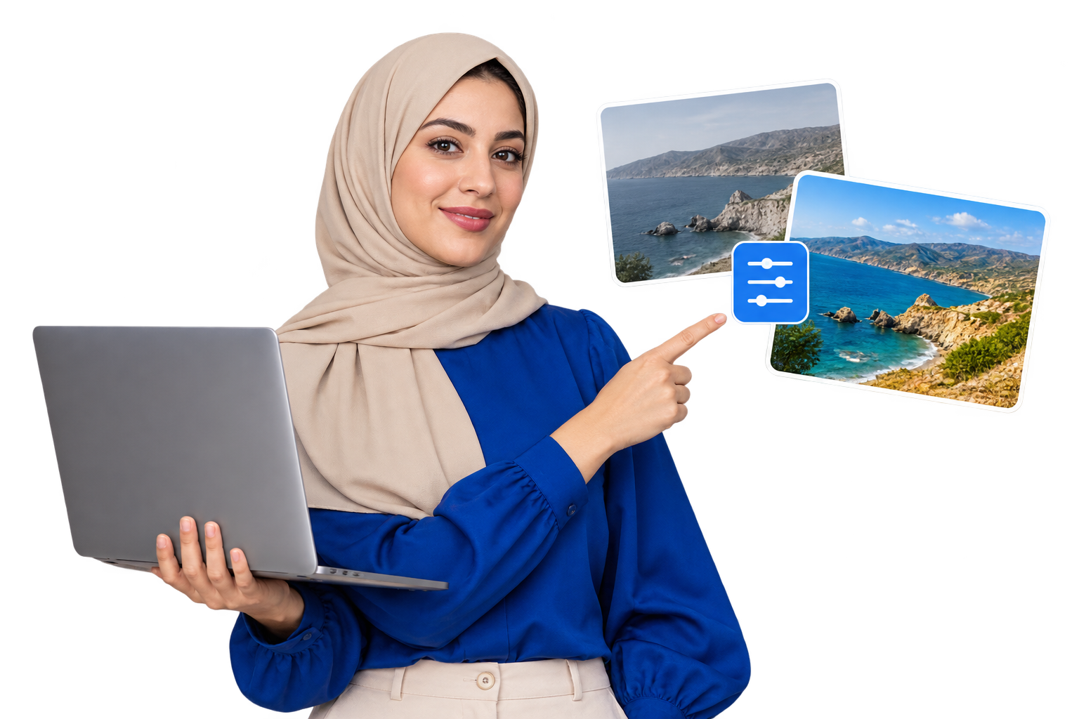 Edit Photos Online with Filters and Color Controls