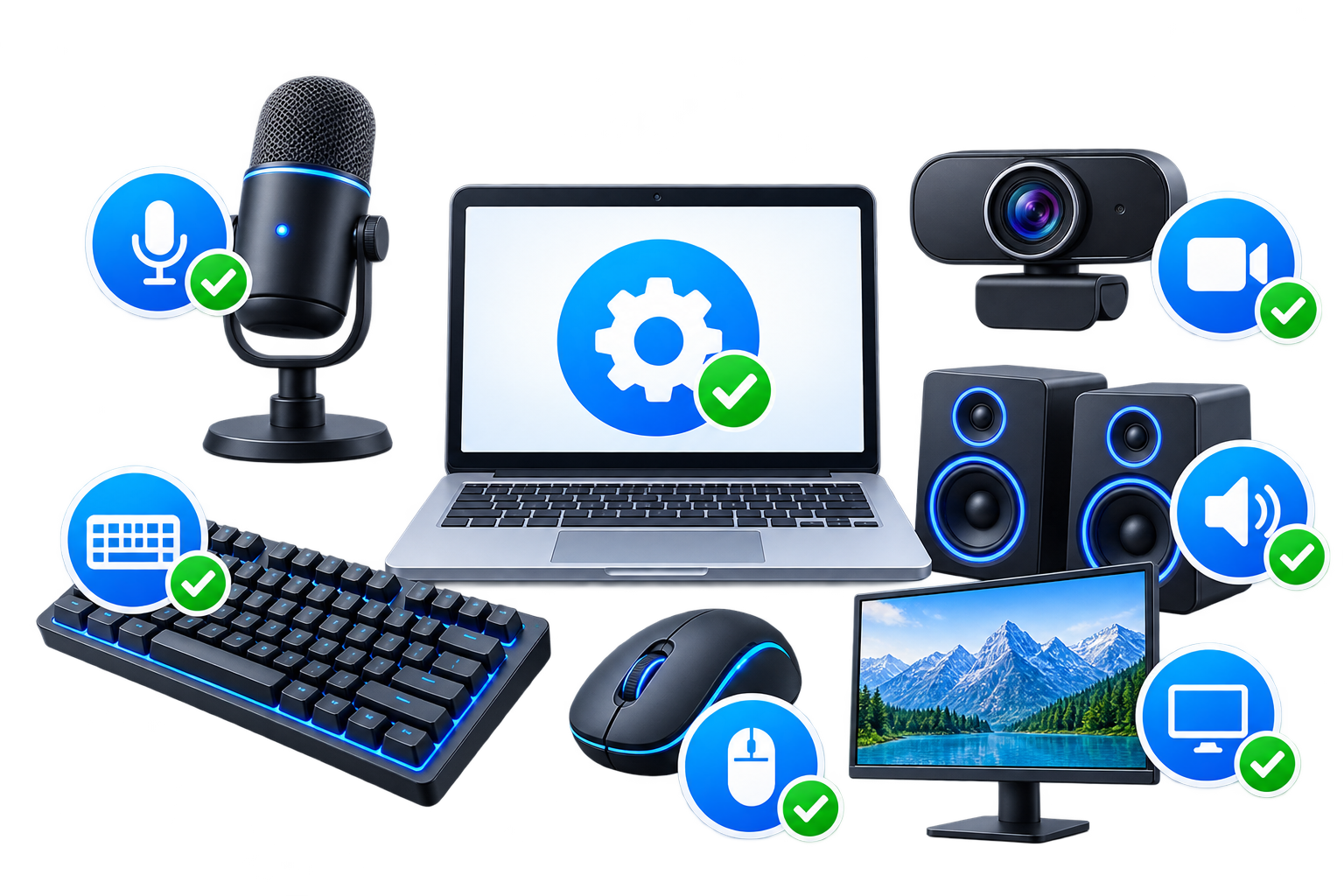How to Test Your Microphone, Webcam, Keyboard, Mouse and Speakers Online