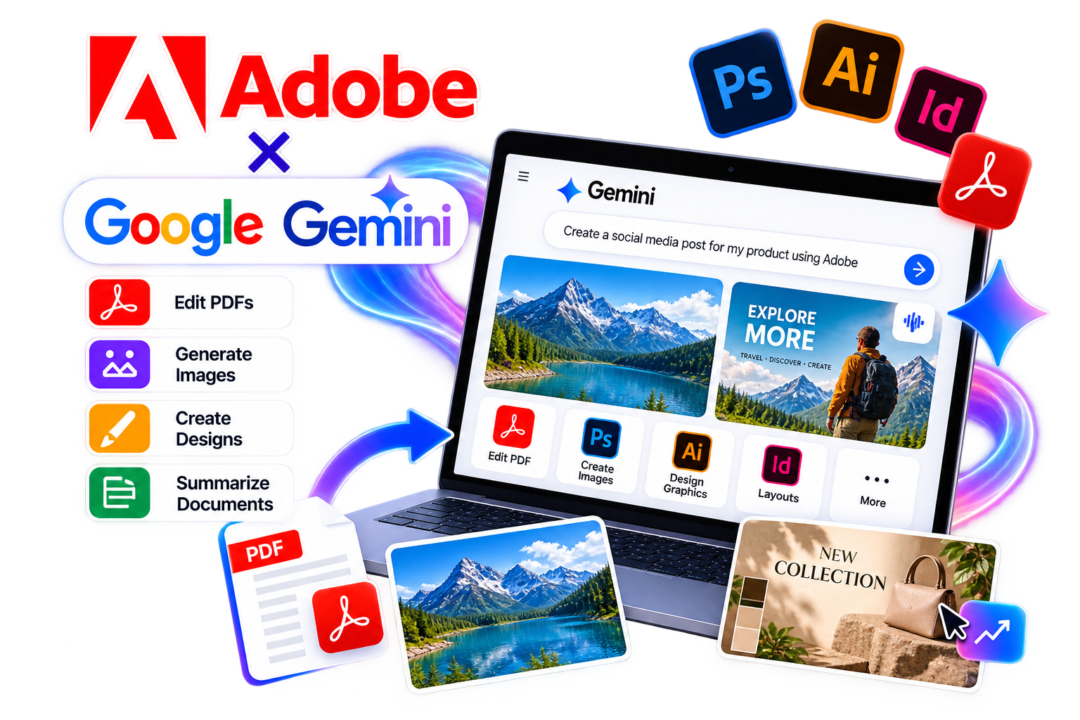 Adobe Brings Its Creative Tools to Google Gemini in Major 2026 AI Update