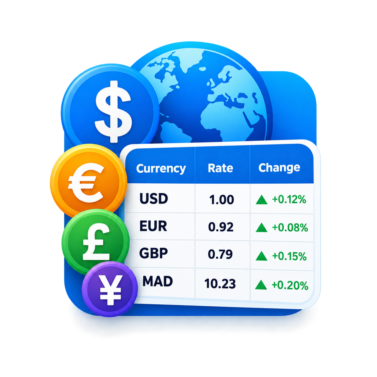 Exchange Rate Table icon